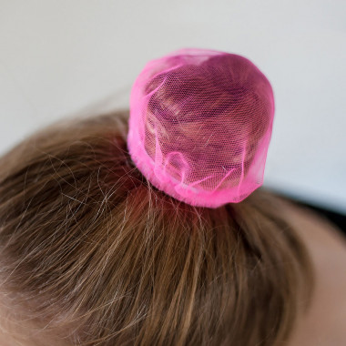 Сеточка для волос INDIGO, SM-329-P, 9 см, розовый