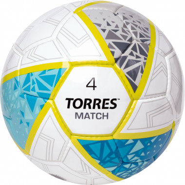 Мяч футбольный TORRES Match F323974, размер 4