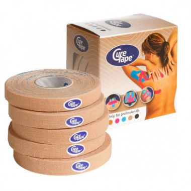 Тейп кинезиологический CureTape Neutral 160929, 1см.x5м.