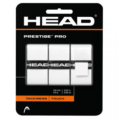 Овергрип Head Prestige Pro, 282009-WH, 0.55 мм, 3 шт, белый