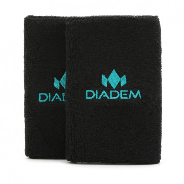 Напульсники DIADEM Logo 5 (ЧЕРНЫЕ), WRBAND-DBL-BK,шир.12,7см,80%хлоп,12%эласт,8%полиэст,черный