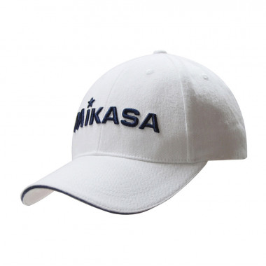 Бейсболка спорт. MIKASA MT260-022, 100% хлопок, белая