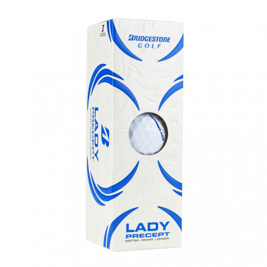 Мяч для гольфа Bridgestone Lady Precept, BGB1LWX, 3 шт/уп, белый