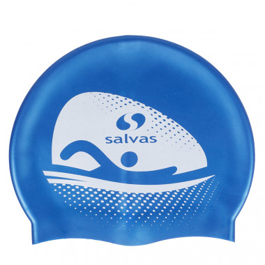 Шапочка для плав. SALVAS Cap, FA065/B силикон, синий