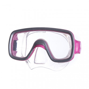СЦ*Маска для плав. Salvas Geo Jr Mask, CA105S1FYSTH, безопасн.стекло, силикон, р. Junior, розовый
