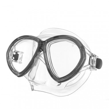 Маска для плав. Salvas Change Mask, CA195C2TNSTH, закален.стекло, Silflex, р. Senior, черный
