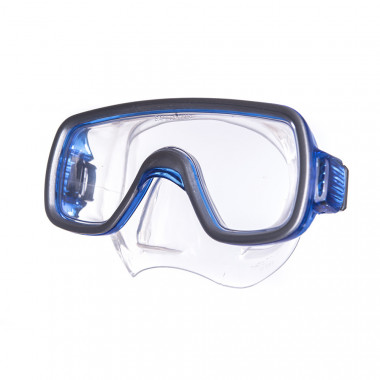 СЦ*Маска для плав. Salvas Geo Jr Mask, CA105S1BYSTH, безопасн.стекло, силикон, р. Junior, синий