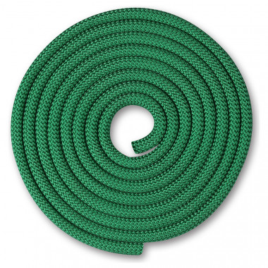 Скакалка гимнастическая INDIGO, SM-123-GR, утяжеленная, 180г, длина 3м, шнур, зеленый