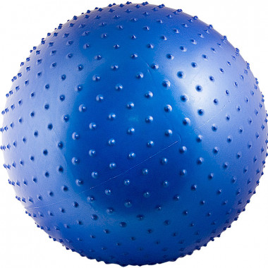 Мяч массажный TORRES, AL121265, диам. 65 см, эласт. ПВХ, с насосом, синий