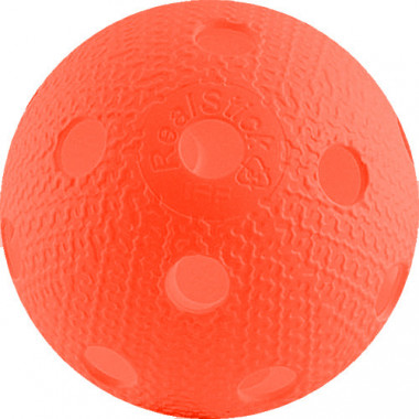 Мяч для флорбола RealStick, MR-MF-Or, пластик с углубл., IFF Approved, оранжевый