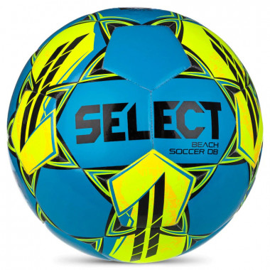 Мяч для пляж. футб. SELECT Beach Soccer DB, 0995160225, р.5, 28п, ТПУ, термо+маш. сш, сине-желтый