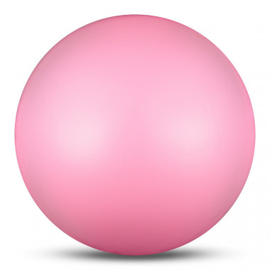 Мяч для художественной гимнастики INDIGO, IN315-PI, диам. 15 см, ПВХ, розовый металлик