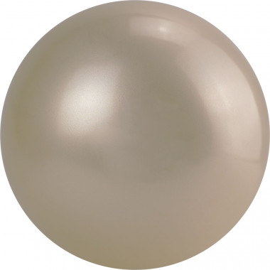 Мяч для художественной гимнастики однотонный, AG-19-07, диам. 19 см, ПВХ, жемчужный