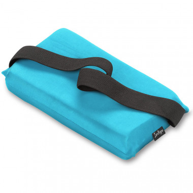Подушка для растяжки INDIGO, SM-358-3, 24,5*12,5 см, бифлекс, поролон, гоубой