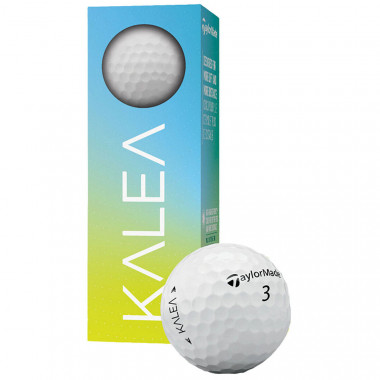 Мяч для гольфа TaylorMade Kalea, N7641801, белый, 3шт в упак.