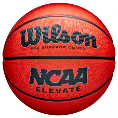 Мяч баск. WILSON NCAA Elevate, WZ3007001XB7, р.7, резина, бутил. камера, оранжево-черный